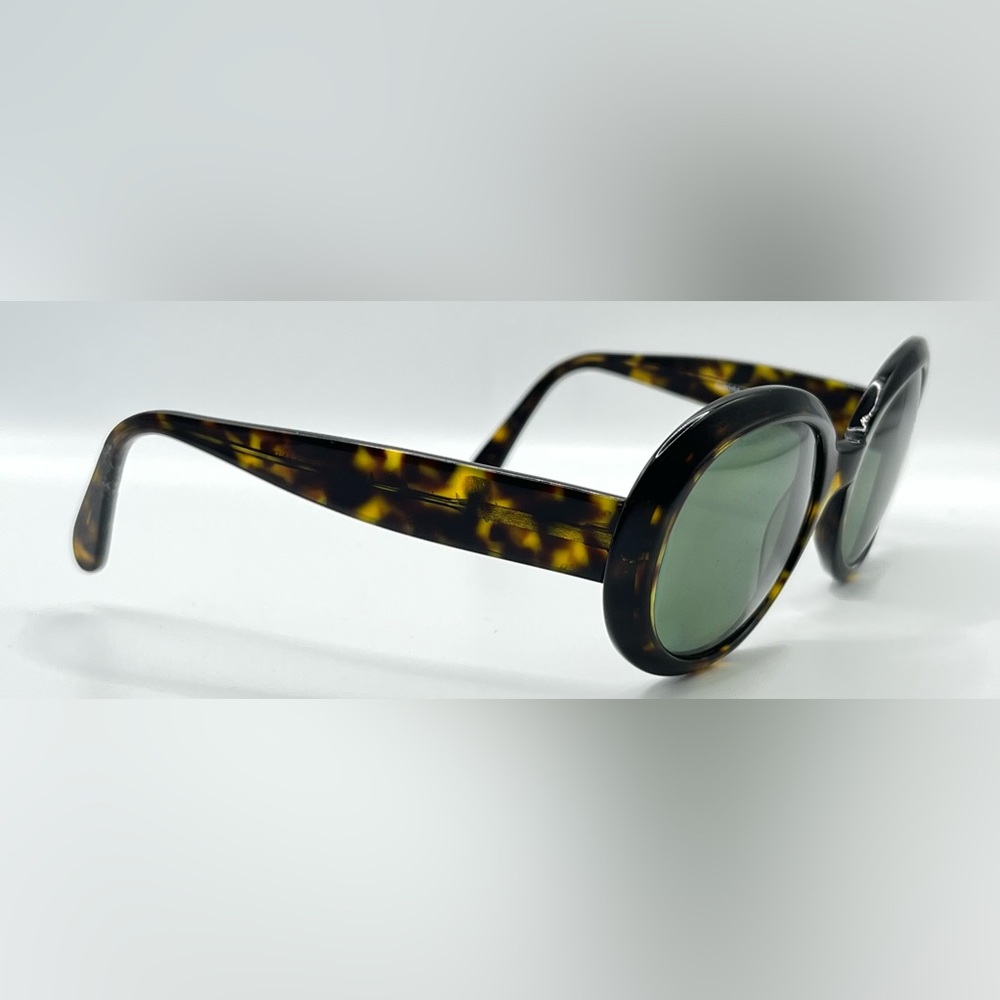 Vintage Anglo American Optical Aurora Brown Oval Sunglasses Frames Only
